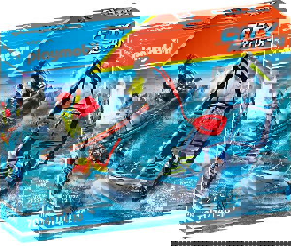 Playmobil City Action Διάσωση Ιστιοφόρου Με Φουσκωτό Σκάφος 